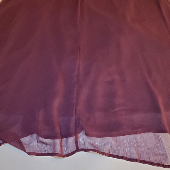 NWOT Lulus Enchant My Love Dark Purple V-Neck Long Sleeve Maxi Dress Sz S - Picture 12 of 13